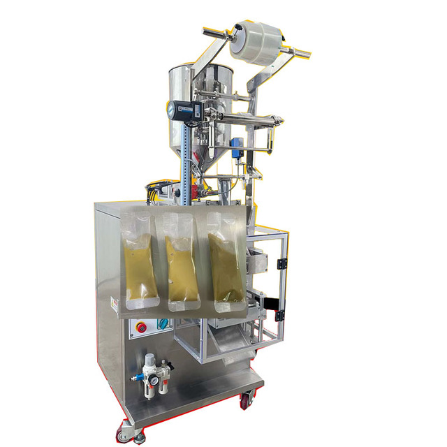 Automatic Liquid Honey Salad Peanut Butter Filling Syrup Hummus Packaging Fish Sauce Ketchup Tomato Paste Packing Machine