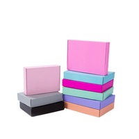 Muestra Gratuita, Caja de Cartón Corrugado Ecológica para Envíos, con Laminado Mate y Grabado en Relieve, Impresión Personalizada, para Calcetines