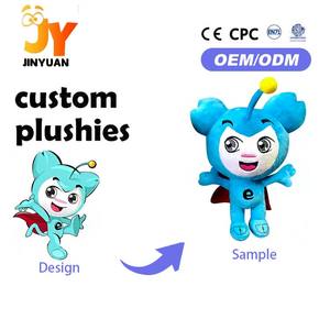 Peluche de dessin animé créative, mignonne, lavable, ultra douce, de haute qualité, vente en gros pour commerçants, <span class=keywords><strong>jouet</strong></span> en peluche animal personnalisé - Product Image 3