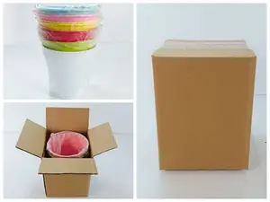 Venta al por mayor regalo de Pascua cubo pequeño color cubo de Metal con mango colorido galvanizado cubo de Metal