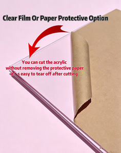 1/8 'स्वीट पास्ता कास्ट ऐक्रेलिक शीट 12' x 19 'पेस्टल ऐक्रेलिक शीट लेजर काटने के लिए - Product Image 4