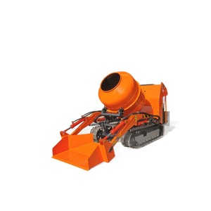 Bétonnière 400L sur chenilles avec chargeur frontal pour chantier - Product Image 5
