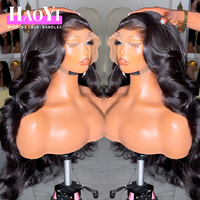 Peluca frontal de encaje HD 13x6 de densidad 250, pelucas de cabello humano 100% virgen sin procesar con cutículas alineadas, pelucas de cabello humano vietnamita pre-arrancadas con ondas corporales.