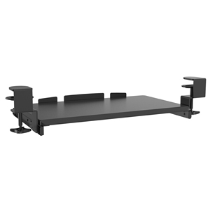 V-마운트 홈 오피스 조절 가능한 책상 아래 키보드 트레이 무단계 조절 220mm 확장 MDF 데스크 클램프 블랙/화이트 5kg 하중 - Product Image 2