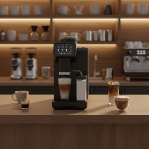 เครื่องชงกาแฟเอสเพรสโซ่อัจฉริยะแบบทำความสะอาดตัวเอง พร้อมระบบปิดอัตโนมัติ ใช้งานง่าย เหมาะสำหรับใช้ในบ้านและโรงแรม - Product Image 6