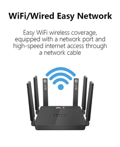Roteador Wifi Portátil DNXT 5G com Slot para Cartão SIM, Capacidade de 4 WAN/LAN, 300Mbps, Firewall, Antena Destacável - Product Image 2