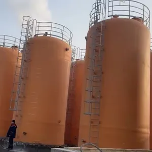 China Manufacturer FRP GRP Fiberglass Chemical Storage Tank HCL Tank