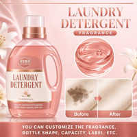 Adoucissant liquide pour linge OEM en vrac, parfum Rose Doré, longue durée, fraîcheur, produits de nettoyage