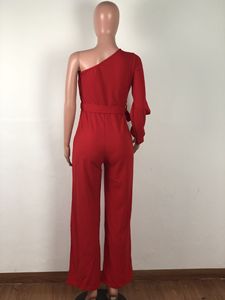 Combinaisons d'été à manches longues et jambes larges <span class=keywords><strong>pour</strong></span> femmes, pantalons évasés <span class=keywords><strong>en</strong></span> <span class=keywords><strong>latex</strong></span>, pantalons <span class=keywords><strong>pour</strong></span> femmes, 2023 - Product Image 5