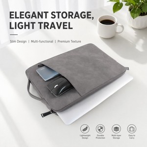 Funda para Portátil de 13, 14, 15.6 y 17 Pulgadas, Impermeable, Resistente a Golpes, Bolsa para Portátil de Negocios para MacBook, ASUS, <span class=keywords><strong>Dell</strong></span>, HP, Funda de Transporte - Product Image 5