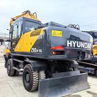 Excavator Bekas Hyundai R210W-9S 20 Ton Beroda Hidrolik dengan Mesin HM5.9 132kW Bucket 0.8m³ untuk Konstruksi Dijual