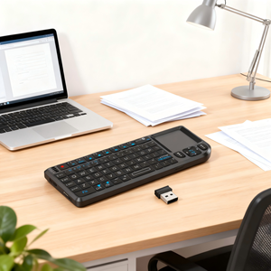 Factory Wholesale 7 Color Backlit Mini Wireless <strong>Keyboard</strong> 2.4G Touchpad Handheld PC <strong>Android</strong> TV Box <strong>Keyboard</strong> for Laptop - Product Image 6