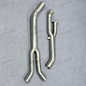 Tuyau intermédiaire droit simple de 3,5'' pour BMW M2 G87 S58B30A 3.0T en acier inoxydable 304 haute performance - Product Image 5