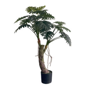 Hogar interior diferente 150cm nuevo estilo producto realista Interior Exterior Tropical Philodendron Schott árbol plantas artificiales - Product Image 2