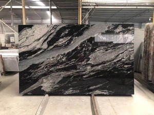 Losas <span class=keywords><strong>de</strong></span> Granito Goldwin Stone Sensa Black Beauty - Superficie Pulida Ecológica, Corte a Medida 1500x1500mm, Diseño Moderno, 1 Año <span class=keywords><strong>de</strong></span> Garantía para Viviendas - Product Image 5