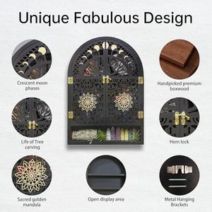 <span class=keywords><strong>ชั้น</strong></span><span class=keywords><strong>วาง</strong></span>คริสตัลขนาดใหญ่สำหรับติดผนัง, <span class=keywords><strong>ชั้น</strong></span><span class=keywords><strong>วาง</strong></span>รูปพระจันทร์เสี้ยวสำหรับตกแต่งผนัง, ที่วางคริสตัลรูป<span class=keywords><strong>ต้นไม้</strong></span>แห่งชีวิตทำจากไม้ - Product Image 4