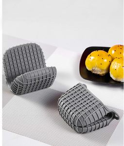 Kit de Guantes de Silicona Anti-Calor para Horno con Asa y Almohadilla de Aislamiento Térmico - Product Image 1