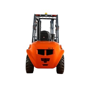 מלגזה 4x4 מפרקי שטח גס אדום בניית משאית דיזל שטח ידנית תורן מנוע מקור כוח 2.5-3.5 טון