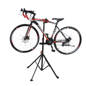 自行车配件维修架可折叠自行车架维修便携式高度可调架
