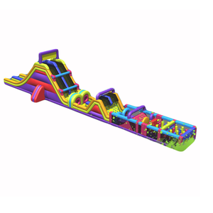 Nhà Máy Tùy Chỉnh Thiết Kế Mới Inflatable Land Obstacle Course Nhảy Bouncer Trượt Lâu Đài Để Bán - Product Image 6