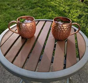 Taza de mula de Moscú de cobre extra brillante en dorado pulido para decoración de bodas y accesorios de bar a precio mayorista y minorista - Product Image 6