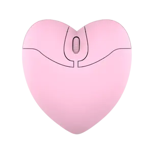 Souris rose amour mignonne USB filaire cadeaux personnalisés créatifs support couleur fixe et logo imprimé bureau souris rose pour les filles