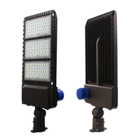 Lampe de parking LED ETL DLC avec capteur photocellule, 3 CCT couleurs, 3 puissances 120-347V 480V, éclairage extérieur LED pour rue 300W 250W 200W