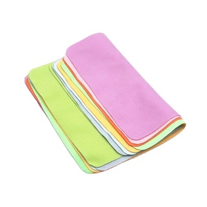 Chiffon de nettoyage en flanelle à deux côtés en microfibre, logo personnalisé écologique - Product Image 1