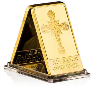 Die Passion Christi Gedenkmünze Vergoldet Jesus Entdeckungskreuz Metall Sammlerbarren UV-Bedrucktes Geschenk - Product Image 2