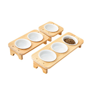 Ciotola per <span class=keywords><strong>Gatti</strong></span> Anti-Ribaltamento per Proteggere la Colonna Cervicale, Accessori per Animali Domestici - Product Image 2