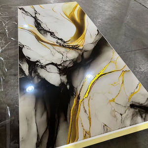 Panneau mural 3D UV de qualité, décoration murale en <span class=keywords><strong>ardoise</strong></span> de carbone, panneau mural pour la décoration de la maison, feuille de marbre en PVC - Product Image 2