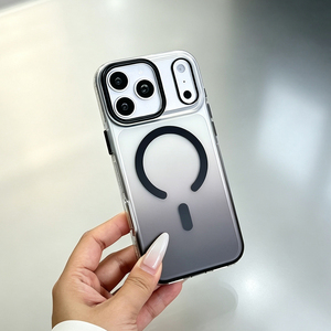 เคสโทรศัพท์ B367 ดีไซน์ไล่เฉดสี ป้องกันรอยนิ้วมือ สำหรับ iPhone 18 17 16 15 14 Pro Max เคสแม่เหล็กสำหรับ Samsung - Product Image 1