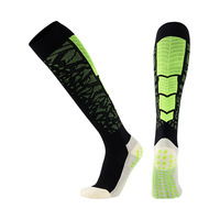 Chaussettes de compression en coton rayées rouge et jaune pour femmes, design personnalisé, hauteur genou, respirantes et tricotées pour le sport