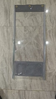 Rideau magnétique transparent commercial coupe-vent en PVC pour entrée de magasin