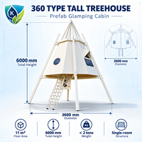 Dôme préfabriqué de luxe, capsule spatiale, pod de glamping panoramique, mini-cabane modulaire pour hôtel-resort et camping