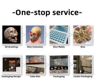 Cho Tùy Chỉnh Nhựa Khuôn Đa Diện <span class=keywords><strong>Micro</strong></span> Các Mặt Hàng Nhỏ 1 Bộ Số Lượng Lớn Trong Suốt Dnd Sa Mạc Sọ Hoa Xúc Xắc Cạnh Mềm Sản Phẩm Mới - Product Image 6