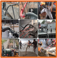 Mesin Pompa Beton Diesel Mini Portabel Kapasitas Tinggi Tenaga Besar Harga Bomba De Concreto Bomba De Tirar Concreto