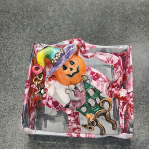 Broche de Calabaza de Halloween y Bruja, de Aleación Esmaltada con Pedrería, Pin Vintage, Accesorio de Joyería para Disfraz CAF - Product Image 3