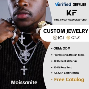 Bán buôn tùy chỉnh vượt qua Kim Cương Tester Luxury Iced out hip hop vvs D màu moissanite kim cương Buss xuống người đàn ông Đồng hồ - Product Image 2