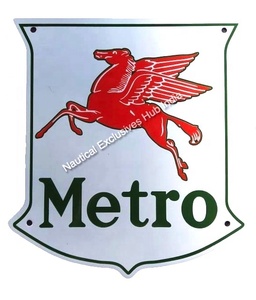 Premium Quality Advertising Decorative Porcelain Sign Enamel Sign Custom Made by NEXHUB from India - Product Image 6