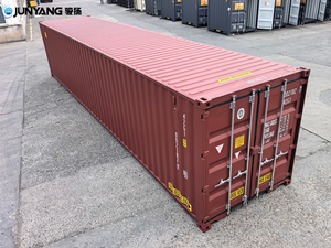 ตู้คอนเทนเนอร์คุณภาพสูง 40'GPBED 40'HC แบบสองประตูพร้อมบาร์ด้านข้าง ตู้คอนเทนเนอร์บรรทุกสินค้าแห้ง ขนาด 40 ฟุต แบบ High Cubic สำหรับใช้ทางทะเล ตู้คอนเทนเนอร์ใหม่ - Product Image 4