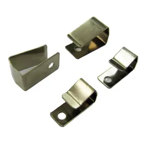 OEM hochwertige Messing Beryllium Kupfer Rück platte Splitter flache Feder gürtel Clips