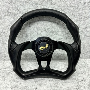 Volant de course modifié en PVC de qualité standard, 320 mm, 4,5 pouces de profondeur, en forme de D - Product Image 2