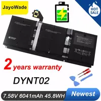 Nouvelle batterie d'ordinateur portable G3HTA052H DYNT02 pour ordinateur portable Microsoft Surface 3 13.5 1867 1868 7.58V 6041mAh 45.8Wh batterie pour ordinateur portable DYNT02