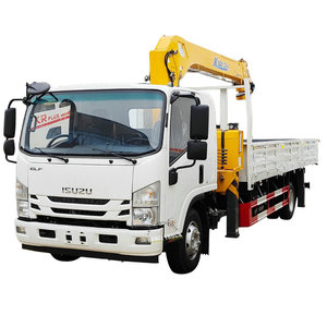 Grúa hidráulica de 5 toneladas montada en camión ISUZU NPR de buena calidad para exportación a <span class=keywords><strong>El</strong></span> Salvador - Product Image 1