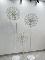 Elegan sederhana ukuran besar bunga Dandelion bahan kertas lucu kualitas tinggi layanan disesuaikan untuk dekorasi pernikahan