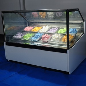 Hộp Trưng Bày Kem Phong Cách Châu Âu Super Windows 12 Pan - Product Image 1