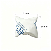 Mini-paquet de glace auto-absorbant réutilisable de 35 ml, conforme aux normes FDA, activé par l'eau, pour refroidissement instantané des aliments et boissons