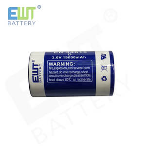 EWT ER34615 3,6 В, 19 А · Ш, размер D, литиево-тионилхлоридная батарея, батарея для измерения воды, батарея для отслеживания GPS - Product Image 3