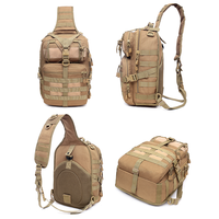 Sac de poitrine tactique Oxford imperméable extra large pour homme, sac à dos de randonnée, sac à bandoulière Molle personnalisé pour appareil photo, fabriqué par HAIBOWY